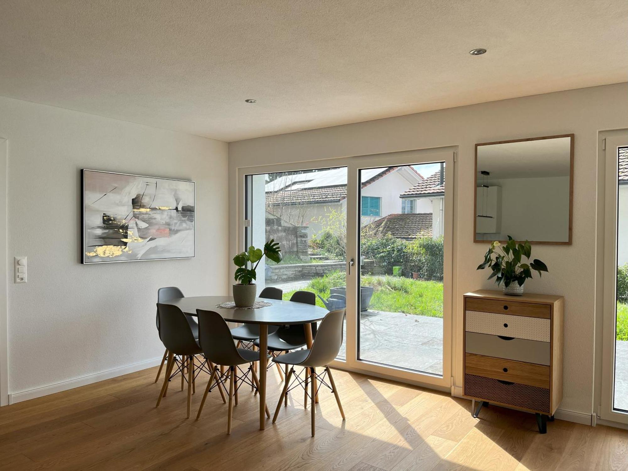 Gartenwohnung Im Modernen Stil Unterkulm Exteriér fotografie